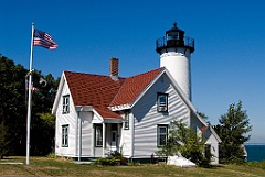 West Chop Lighthouse in Marthas Vineyard, Massachusetts